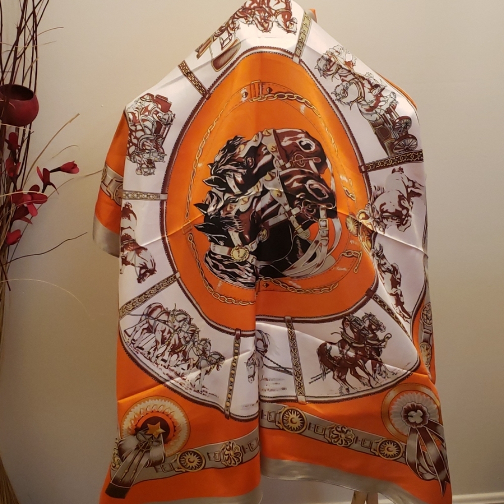 Satin Scarf - Picture 2 of 5